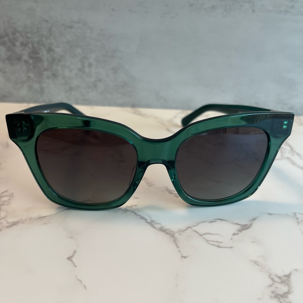 Kate Spade Constance Hello Sunshine Green Sunglasses
